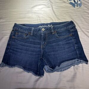 American Eagle Outfitters Dark Blue Jean Shorts